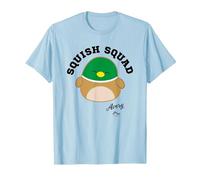 Squishmallows Squish Squad Avery Mallard Duck T-Shirt, Men, Baby Blue, Small