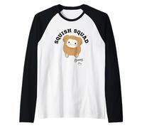 Squishmallows Squish Squad Benny Bigfoot Raglan Baseball Tee