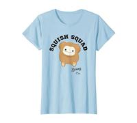 Squishmallows Squish Squad Benny Bigfoot T-Shirt, Women, Baby Blue, X-Small