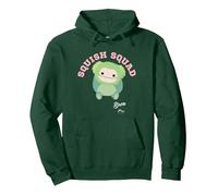 Squishmallows Squish Squad Bren Bigfoot Pullover Hoodie, Adult Unisex, Dark Green, Large