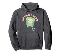 Squishmallows Squish Squad Bren Bigfoot Pullover Hoodie, Adult Unisex, Dark Heather Grey, Medium