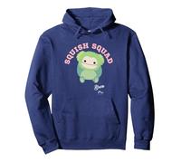 Squishmallows Squish Squad Bren Bigfoot Pullover Hoodie, Adult Unisex, Navy Blue, Medium