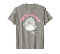 Squishmallows Squish Squad Gordon Shark T-Shirt, Men, Slate Grey, Small