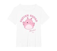 Squishmallows Squish Squad Maribel Butterfly T-Shirt, Women's Plus, White, 4X