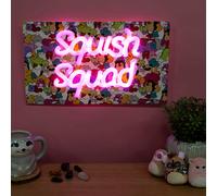 Fizz Creations Squishmallows Squish Squad Neon Wall Light, USB