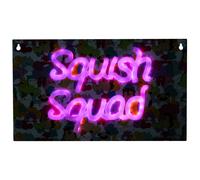 Fizz Creations Squishmallows Squish Squad Neon Wall Light | Officially Licensed | USB Powered | Vibrant Pink | Wall Mount Options. LED Lights Neon Effect Light.