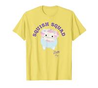 Squishmallows Squish Squad Zozo Bigfoot T-Shirt, Men, Lemon Yellow, X-Large