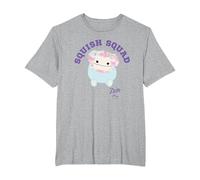 Squishmallows Squish Squad Zozo Bigfoot T-Shirt, Men's Big and Tall, Heather Grey, 4X Tall