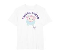 Squishmallows Squish Squad Zozo Bigfoot T-Shirt, Men's Big and Tall, White, 4X Tall