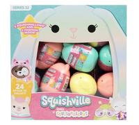 Squishmallows Squishville Series 12 Mystery Mini 24Pack Jazwares Bulk Plush | Soft Squishy Collectible Blind Little Figure Capsules Stuffed Animal Toy Gift for Kids, Boys & Girls
