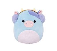 Squishmallows Sqxm - Little Plush (7.5" Squishmallows) (Clayton - Blue Cow W/Fuzzy Belly And Earmuffs) One Colour