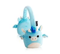 Squishmallows Tatiana The Dragon Plush Bluetooth Headphones With Built-in Microphone To Make And Receive Calls. 10 Meter Bluetooth Range, Volume Control, Soft Plush Cushions And Adjustable Headband.