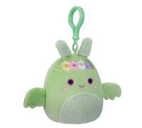 Squishmallows 3.5"" Clip-On Tove The Moth, Small, Green