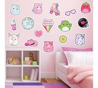 Squishmallows Wall Sticker - Squish Sparkle Decal Set Wall Art (60cm Width x 30cm Height)