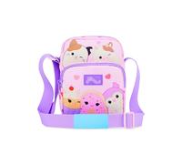 Squishmallows Women's Crossbody Bag & Cute Shoulder Sling Cam The Cat Phone Mini Backpack in Pink Squishmallows Pink One Size