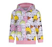 Squishmallows Zip through Hoodie for children, 7-8 Years: 128cm, Pink
