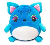 Squishpets Kawaii Plushy Big Rycoonce - 12 Inch Blue Cute Plushies for Girls and Boys - Soft Stuffed Animal Cuddly Toy for Children Age 3+ and Gift Idea, Rycooncé