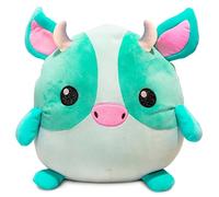 Squishpets Plush Big Milky Cow - 12 Inch Cute Plushies Soft Toy for Girls and Boys - Kawaii Stuffed Animal Cuddly Plush, for Children Age 3+