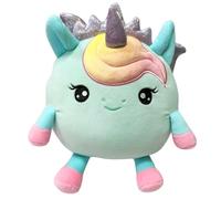 SquishPets Plush Medium GALUPY Rainbow Unicorn Penny - Cute Soft Toy with Glitter Wings, Kawaii Stuffed Animal for Kids