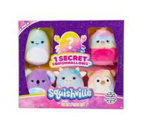 Squishville by Original Squishmallows Garden Squad Plush - Six 2-Inch Squishmallows Plush Including Elysa, Ludwig, Rayford, Rutabaga, Sakina, and 1 Surprise - Toys for Kids