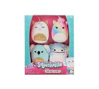 Squishville by Original Squishmallows Pep Squad Plush - Four 2-Inch Squishmallows Plush Including Prim, Harley, Mellie, and Zaylee - Toys for Kids