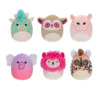 Jazwares Plush Toys Squishville Safari Squad – Six 2in Squishmallows 6-Pack