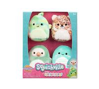 Squishville SQM - Plush 4 Pack 2" Squishmallows 4 Pack(Prehistoric Squad)