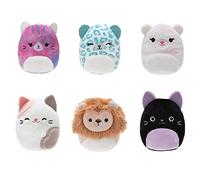 Squishville SQM0330 Pack of 6 Cuddly Purr-FECT Squad Six 2-Inch Plush-Toys for Kids