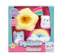 Squishville SQM0477 Accessory Set Sweet Dreams Super Soft Mini Squishmallows 5 cm Plush Toy with Accessories