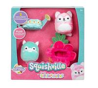 Squishville SQM0478 Accessory Set From to the Garden, Super Soft Mini Squishmallows, 5 cm Plush Toy with Accessories