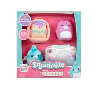 Squishville SQM0515 Age 3+ Accessory Set Weekend Trip Super Soft Mini Squishmallows 5 cm Plush Figures with Accessories