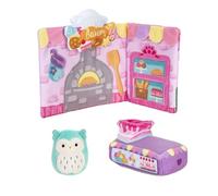 Squishville Squishmallows Bakery Play Scene, 2” Winston Soft Mini-Squishmallow