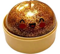 Squishy Bao Dumpling Sensory Fidget Toy with Plastic Steamer Box - Squeeze Toys for Kids Ages 3+ (Brown)