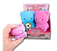 Squishy Bear Budz Surprise Fidget Toys Collection - Premium Squishy Toys for Squishing & Stretching - Collect Them All with Various Themes - Ideal Fidget Toy for Stress Relief & Focus