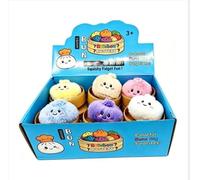 Squishy Bun Rainbow Mystery FLUFFY Plush Dumpling Keychain Fidget Toy