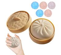 Squishy Bun Series 3 Mystery Glitter Dumpling Fidget Toy, Squishy Fidget Toys Dumpling, Large Stress Relief Sensory Ball For Adult & Kids, Relief Toy, Soft Squeeze DecompressionDough