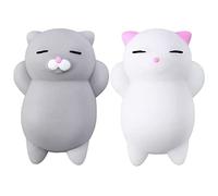 Squishy Cat Set - 2" Soft Silicone Kawaii Kitties, Top Stress Relief Toy 2025 Unique Gifts for Teens Kids Women Men Adults Best Teenage Girls Teen Boy Tween Christmas Stocking Stuffers Idea
