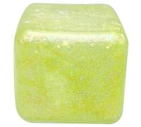 Squishy Cube Squishy Stress Cube for Adults,Squishy Slow Rising Fidget Cube Sensory for Anxiety Stress Relief High Density Ice Squeeze Ball Cubes (Yellow)