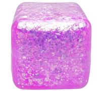 Squishy Cube Squishy Stress Cube for Adults,Squishy Slow Rising Fidget Cube Sensory for Anxiety Stress Relief High Density Ice Squeeze Ball Cubes (Purple)