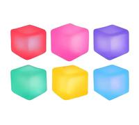 Squishy Cube Stress Ball Silky Soft Memory Gel Exquisite Cube Squeeze Fidget Anxiety Relief Sensory Play Fidget Birthday Gifts Party Bag Fillers