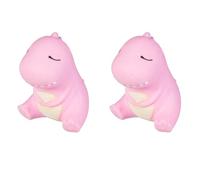 Squishy Dino - Pink This Squishy Dino Is Great For Squeezing, Pulling And Stretching - Perfect For Making Playtime Fun! - Dimensions: 27 X 17 X 7cm - Pack Of 2