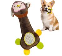 Squishy Dog Chew Plush Pet Toy | Soft Cartoon Animal Toys for Interactive Entertainment and Gentle Chewing and Great for All Size Puppies and Adult Dogs, Great for Indoor Fetching