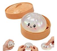 Squishy Dumpling Toy, Dumpling Squishy Fidget Toy, Glitter Dum-pling, Bun Dumplings, Dump-ling Squishy Box, Giant Dumpling Squishy, Baozi Squeeze Toy, For People with Anxiety Disorders