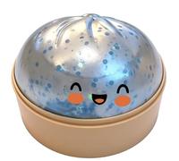 Squishy Dumpling Toy,Glitter Dumpling Squeeze Toy,Colorful Dumplings Stress Balls Fidget Sensory Squeeze Dough Ball Stress Relief Hand Toys Food Steamer Stretchy Toys (D)