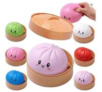 Squishy Dumplings Buns with Box Anti-Stress Viral Gift Idea Large 10cm Mystery Dumplings Trend + HeartGlobal Shipping Protection