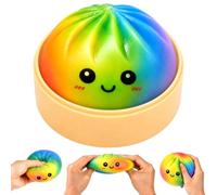 Squishy Dumplings Toy, Rainbow Dumpling Squishies