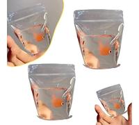 Squishy Fish,Stress Toys Realistic Fish,Fish Bag Squeeze Pinch Toy,Cute Squish Stress Relief Toy,Soft Calming Tool,Transparent Squeeze Toy,Soft Squishy Fidget Toy,Silicone Squeeze Toy Stress Relief