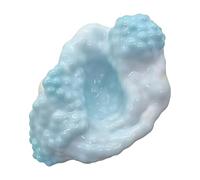 Squishy Flexible Stress Toy with Surface and Abstract Shape Stretchy Squeeze Fidget Toys for Hand Exercise and Relaxation 01-Light Blue One Size