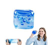 Squishy Ice Cube, Fidget Toys, Stress Relief Sensory Blue Square Snowflake