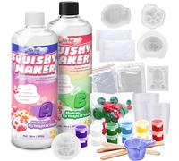 Squishy Liquid Silicone Kit - 1000g Soft Elastic Silicone Rubber Quick Curing for Taba Squishy, DIY 3D Moulds, for Making Craft Moulds Stress Relief